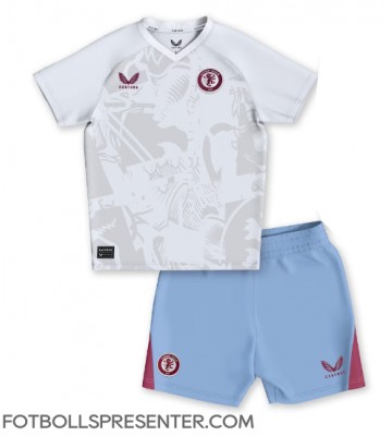 Aston Villa Bortatröja Barn 2023-24 Kortärmad (+ korta byxor)